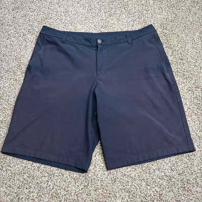 Lululemon Men s ABC Shorts Everyday Classic Fit Navy Blue Size 38 LM7AWRS