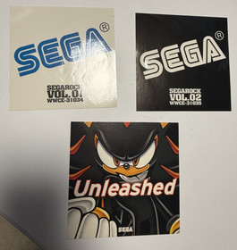 SEGA Dreamcast Sonic Adventure 2 Promo Shadow the Hedgehog card Sega Stickers