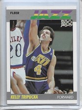 Kelly Tripucka 1987-88 Fleer Basketball Card #112-Utah Jazz