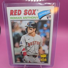 Roman Anthony 2026 Topps Heritage Rookie Gold Cup Boston Redsox RC #86