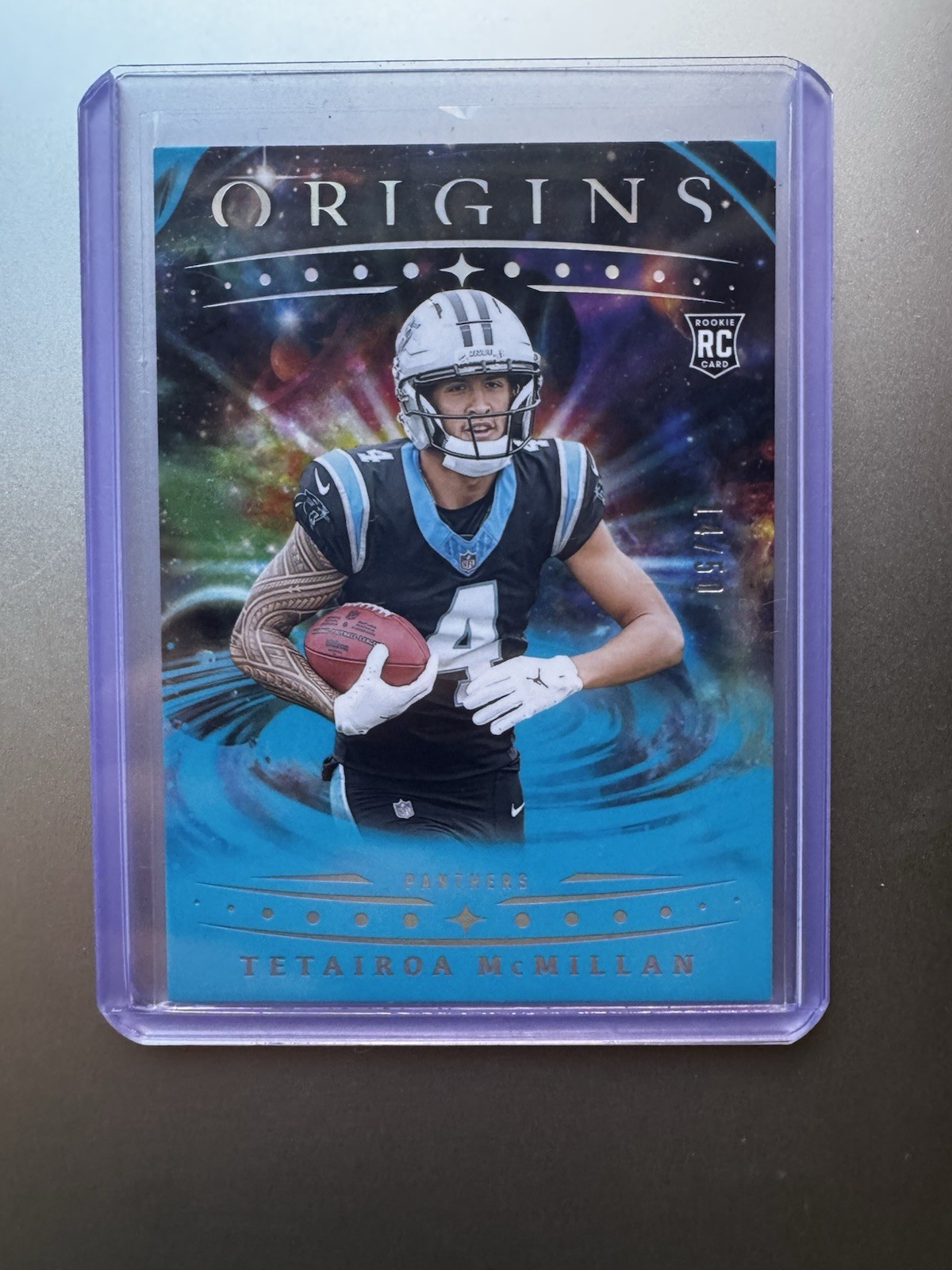 2025 Panini Origins - Rookies Tetairoa McMillan #116 Turquoise /50
