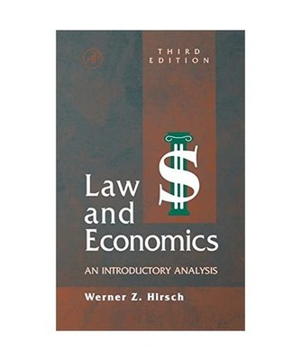 Law and Economics: An Introductory Analysis, Werner Z. Hirsch