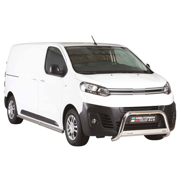 FrontbüGel FrontschutzbüGel FüR Citroen Jumpy 2016-2026 ø63Mm Stahl Silber-image