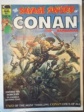 Savage Sword of Conan #1 (1974 Curtis/Marvel) Premiere Issue, Boris Vallejo RARE