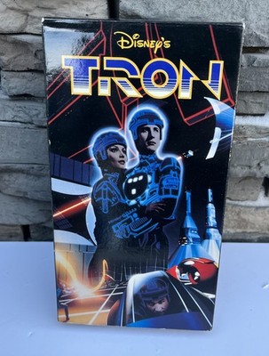 TRON 1982 Walt Disney Home Video VHS Tape Jeff Bridges Sci-fi Virtual Reality