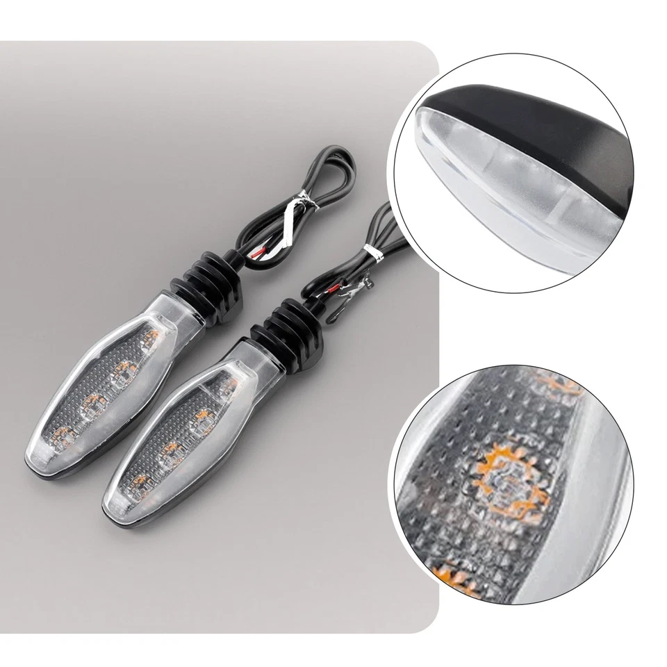  LED Front Rear Turn Signal Light For Street Triple 675 765 Tiger 800 900 1050 Foto 4 de 4