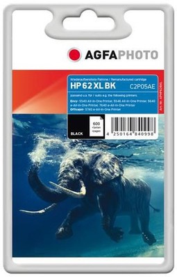 AgfaPhoto APHP62BXL Tinte schwarz HP Nr. 62 XL