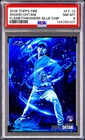 Shohei Ohtani RARE ROOKIE BLUE FOIL REFRACTOR TOPPS INVESTMENT CARD ROY PSA 8