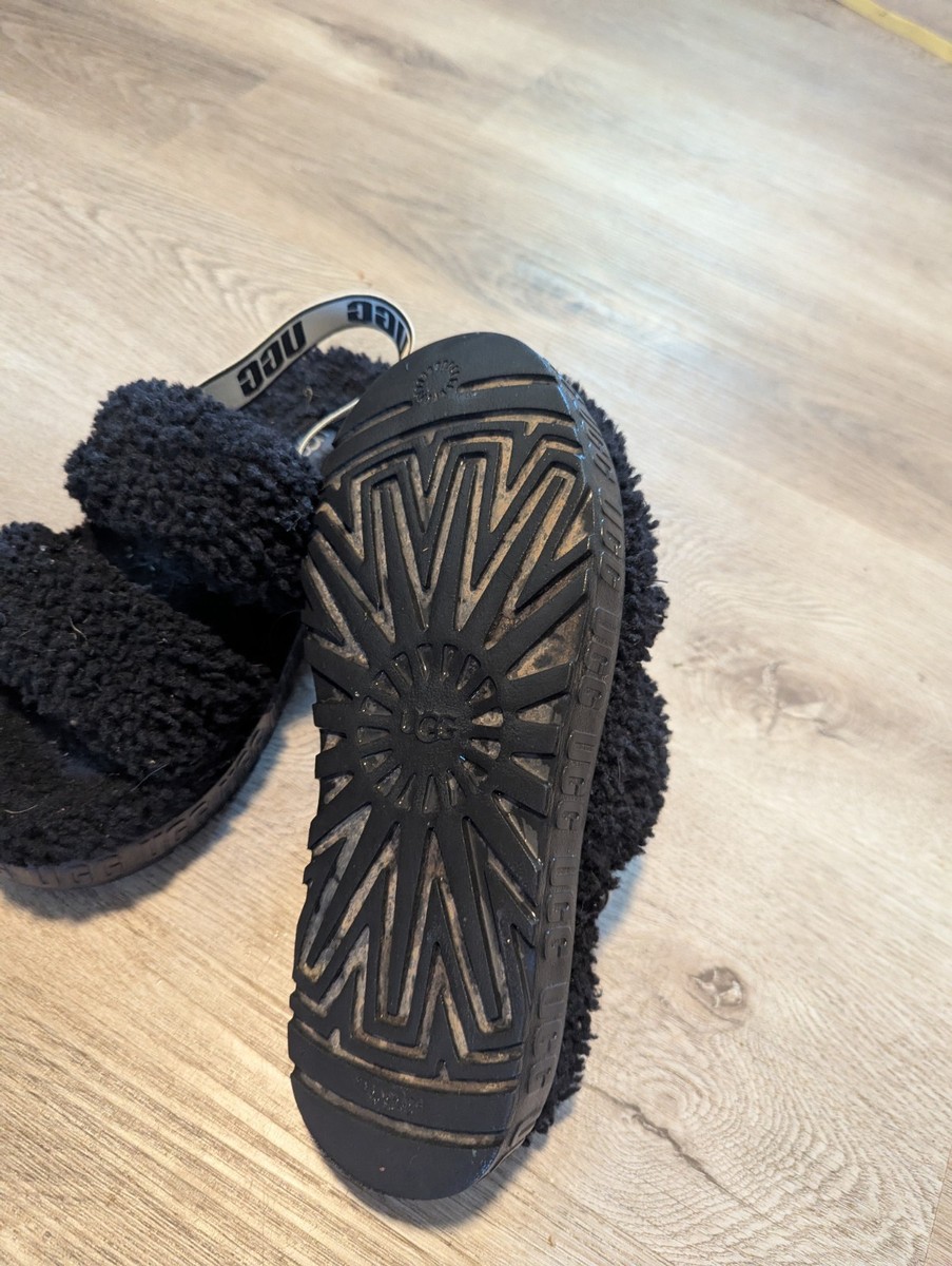 Ugg Chunky Furry Sandals View 6