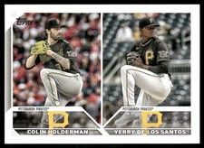 Colin Holderman/Yerry De Los Santos Rookie 2023 Topps Update Pittsburgh Pirates