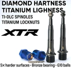 Shimano XTR Ti-DLC Pedal Spindles PD-M980 M9000 M9100 M9200 Ultimate Upgrade