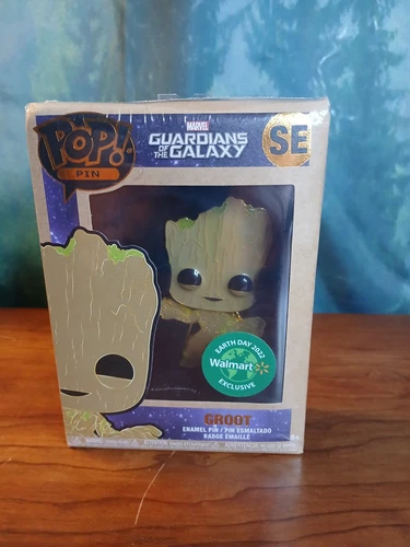 NIBFunko Pop Pin SE GROOT 2022 Earth Day Walmart Exclusive Pop Pin Sealed Marvel
