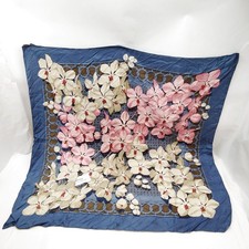 NO TARIFF Hermes scarf Carre 90 Blue Silk100 3977544