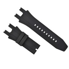 26MM SILICONE RUBBER WATCH BAND STRAP FOR INVICTA EXCURSION 6976 WATCH BLACK