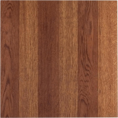 Tivoli Self Adhesive Vinyl Floor Tiles, 45 Tiles - 12'' X 12'', Medium Oak Plank-L
