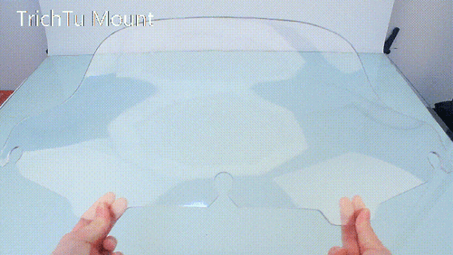 8" Clear Wave Windshield For Harley Touring Electra Street Glide Ultra CVO 96-13 - Picture 18 of 18