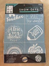 Specialty Stencils SHOW-OFFS Adhesive Silk Screen Stencil, 1 Sheet 8.5 x 12