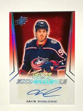 2021-22 UD SPx Signatures JACK ROSLOVIC Oilers Card# SPX-JR