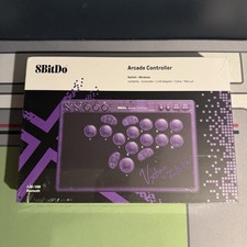 8BitDo Transparent Purple Signature Edition A...