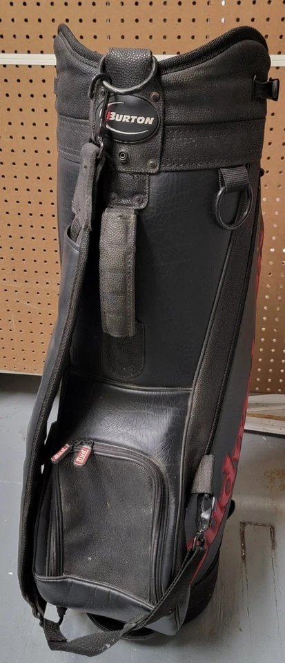 Burton Budweiser Golf Bag Single Strap, With Original Bud Zipper Pulls - Image 3 of 4