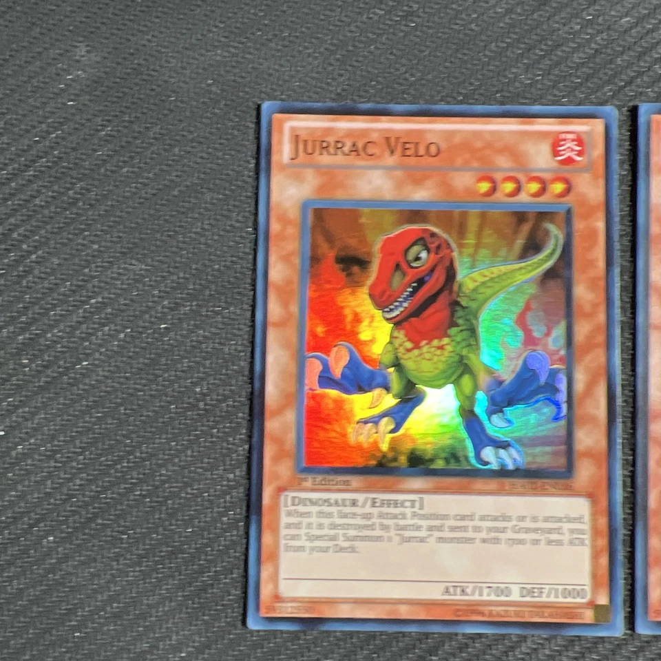 Jurrac Velo HA02-EN036 Hidden Arsenal 2 Super Rare Yugioh Card 1st Edition 2 - Image 2 of 4