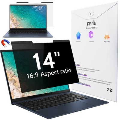 Peslv Magnetic Laptop Privacy Screen 14 inch for 16:9 Computer Monitor