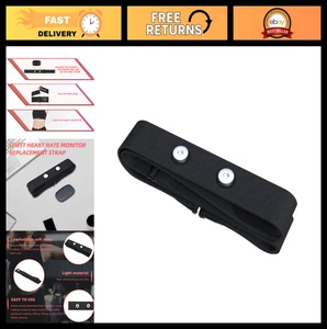 Adjustable Heart Rate Monitor Chest Strap for Polar H10 H9 H7 & Garmin HRM200