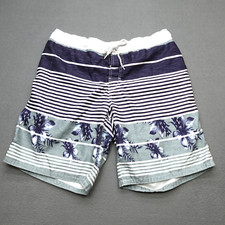 Ocean Pacific Board Shorts Full Lined Men's Stiped Size XL 40/42 Swim Beach