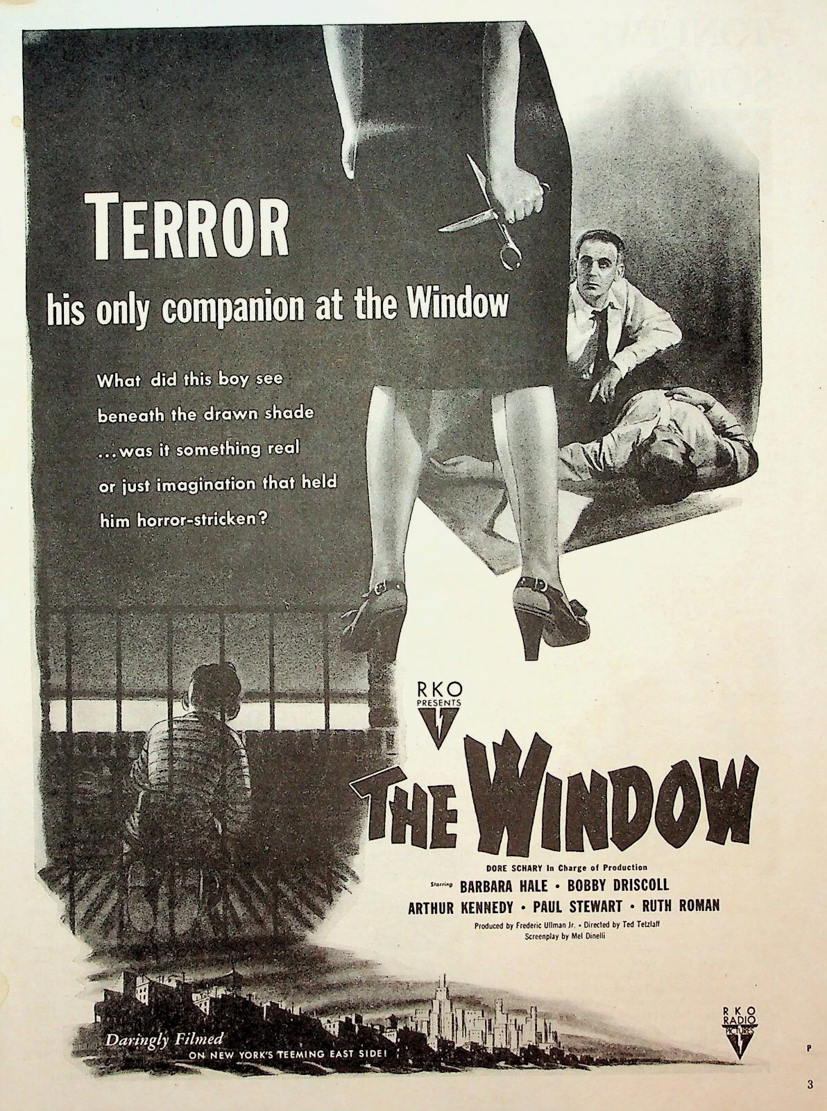 The Window (1949, dir. Ted Tetzlaff) Photoplay magazine ad