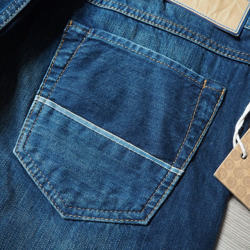 Care Label Slack 352 selvage jeans 12 oz denim selvedge italian W32 (s2) - 第 8/10 張圖片