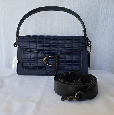 COACH Tabby 26 Shoulder Bag w/ Pleating in Nappa Leather - Cadet