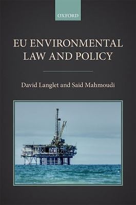 EU Environmental Law and Policy, Langlet, David,Mahmoudi, Said, Good Book
