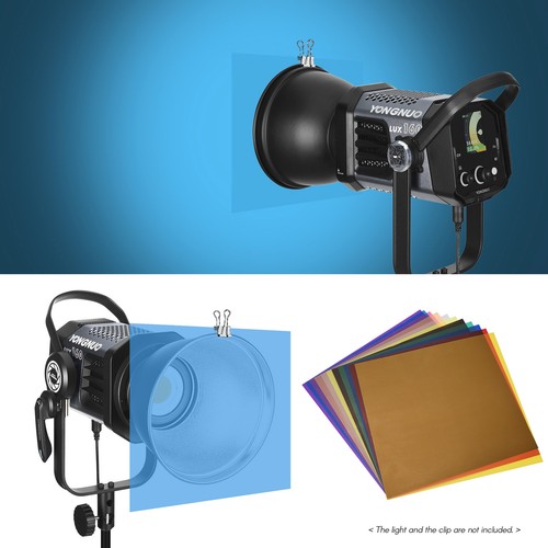 Andoer 11 Colors Lighting Filter 30*30cm Gel Theater for LED DJ Club Disco Y7A5 - Afbeelding 3 van 12
