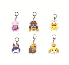 lot 20pcs cartoon animal mix Acrylic Keychain Key Chain Girls boy Keyring gifts