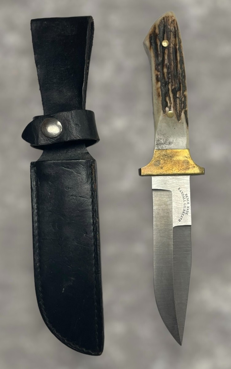 Benchmade Randall Gilbreath Parker Edwards Fixed Knife And Leather