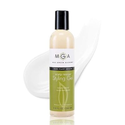 Scalp Rescue Styling Gel, Organic Unisex Formula Controls Frizz and Fly Away 