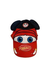 Disney Parks Walt Disney World Mickey Mouse Lightning Mcqueen Red Hat Adjustable