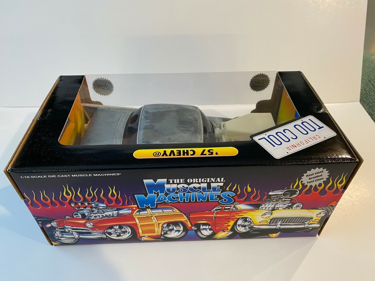 Muscle Machines 1:18 Raw '57 Chevy Limited Edition 1 of 504 | eBay