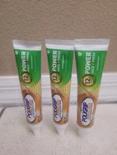 Poligrip Power Max Power Hold + Fresh. Denture Adhesive Cream 2.2 Oz Exp:04/26