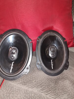 2 Rockford Fosgate 8 inch Three-Way Coaxial Speakers works great. 130watts P1683