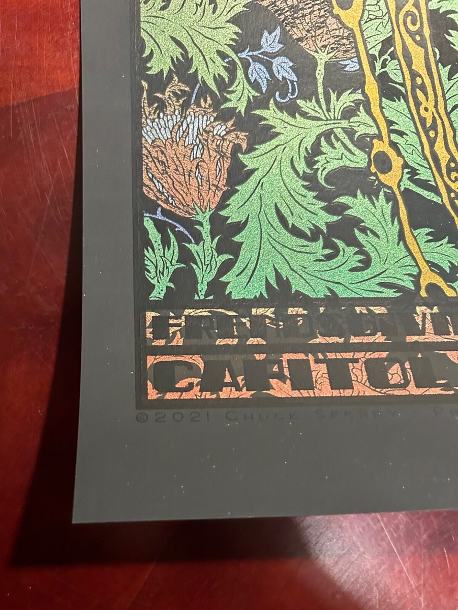 Chuck Sperry tiki シルクスクリーン ポスター サイン入り Chuck Sperry tiki silkscreen blacklight poster autographed