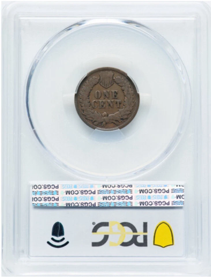 1872 Indian Head Cent (Penny)- Semi-Key Date! PCGS- Very Good grade (10) - Image 2 of 4