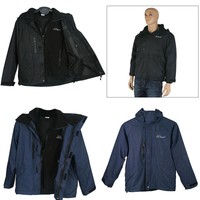 Mens Jacket Windbreaker Coat Full Zip Double Layer Winter Warm S-xxl Mens Jacket Windbreaker Coat Full Zip Double Layer Winter Warm S-xxl