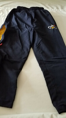 VINTAGE AND 1 BOYS BASKETBALL PANTS POLYESTER MEDIUM 10/12 COOL ZIPPER FEATURE