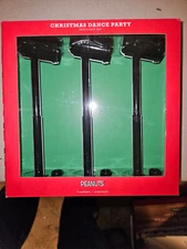 NIB 2017 HALLMARK CHRISTMAS DANCE PARTY SPOTLIGHT SET PEANUTS STAGE LIGHTS NEW