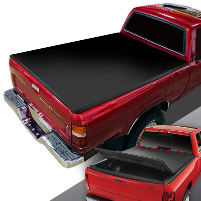 Soft Roll-Up Tonneau Cover For 1989-2004 Toyota Pickup/Tacoma 6ft Short Bed Truck 3 thumbnail image