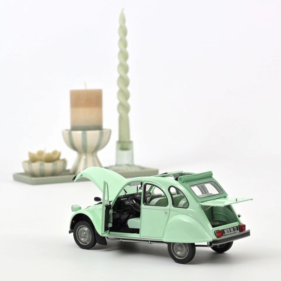 Norev Citroën 2CV 6 Club 1982 Jade Green 1/18 181486 0323 29 - Photo 3/4