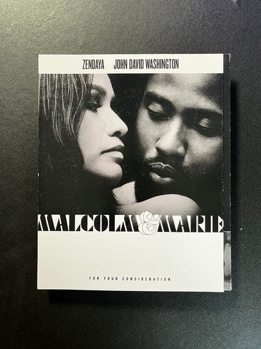 Malcolm & Marie FYC Screener DVD Netflix | Zendaya, John David Washington |