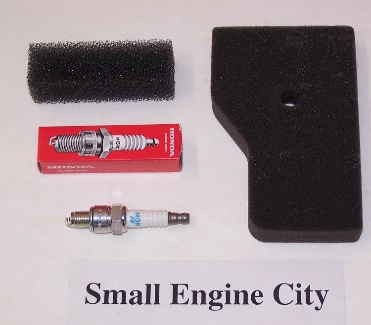 PET-371 Honda OEM EU2000i Generator Pre Oiled Air Filter, Spark Plug Tune Up Kit