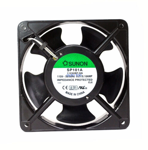 For SUNON SP101A 1123HBT.GN Aluminum frame chassis fan 115V 120*120*38MM - Picture 1 of 4